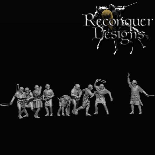 28mm 14th century - century, slingers