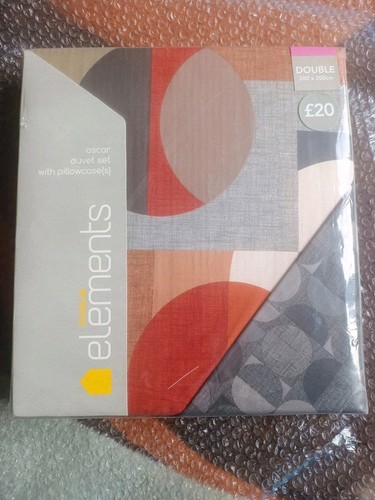 Dunelm double duvet set - double,