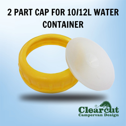 Two part cap for litre - part,