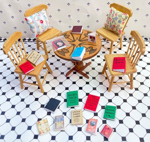 Dolls house table chairs - house, &