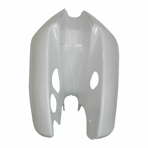 Legshields front white - front,