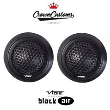 225W 1" TWEETERS VIBE BLACKAIR BA1TW-V4 PREMIUM CAR AUDIO SOUND QUALITY
