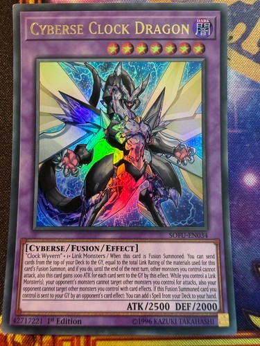 Yugioh cyberse clock dragon - yugioh,