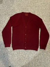 Vtg Knit Grandpa Cardigan