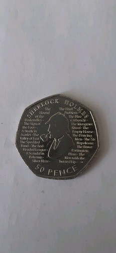 Sherlock holmes 2019 50p - sherlock,