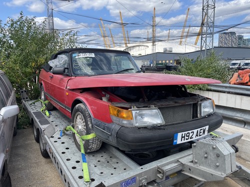 Saab 900c breaking - saab,