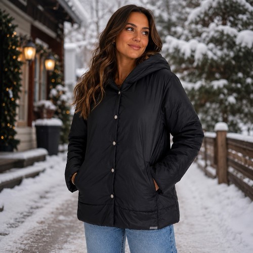 Vintage guess black hooded - vintage,