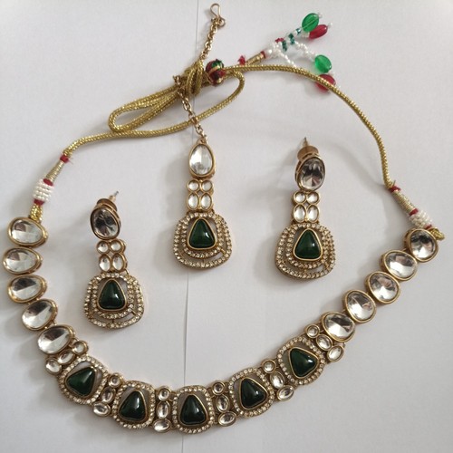 Indian kundan jewellery set - indian,