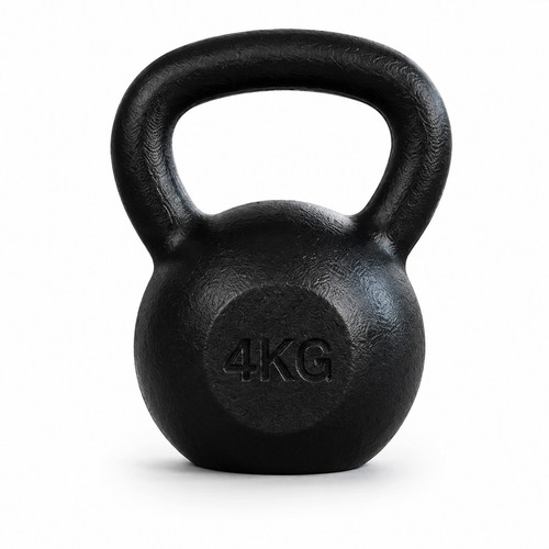 4kg cast iron kettlebell - 4kg,
