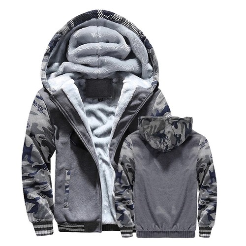 Men winter hooded jacket - winter,