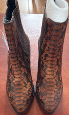 Dune London Brown Snake Print