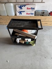 Garden Tool Rack Trolley Gardening Equipment Storage Caddy Garage Organizer