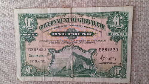 Gibraltar pound 1971 - gibraltar,