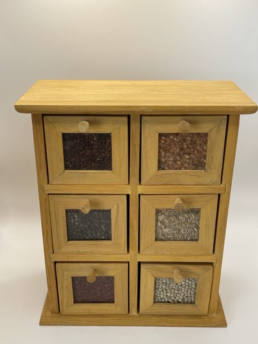 Wooden drawer birch - wooden,