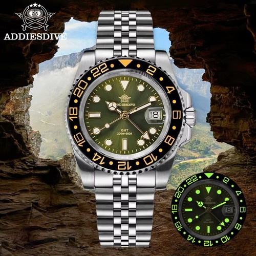40mm addiesdive mens gmt - mens,