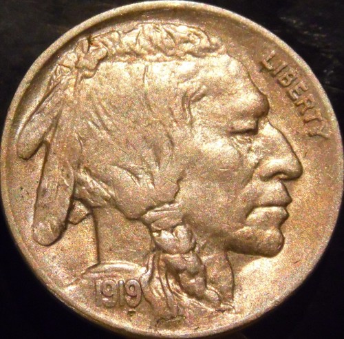 1919 buffalo nickel choice - 1919-p,