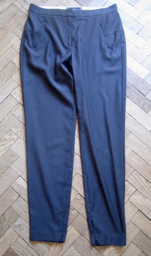 Dark grey wool mix malene - grey,