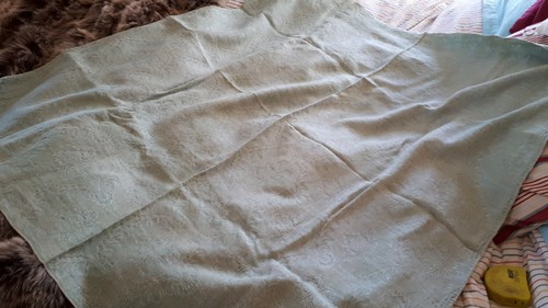 Vintage retro green fabric - green,