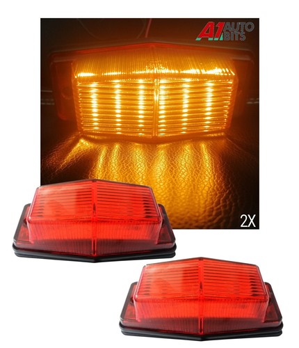 Amber double burner pole - double, /