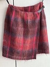 Red Skirt The Scotch House Tartan Pattern Plaid Women Size 8 UK 34 EU