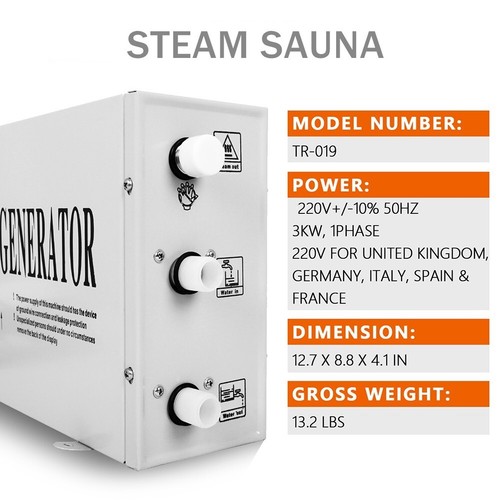 3kw steam generator - 220v, ce