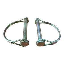 2x 8mm D Clip Lynch Pins –