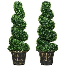 HOMCOM Set of 2 Potted