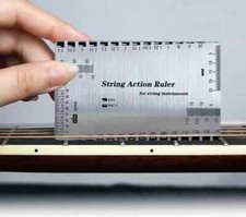 Quality Steel String Action Gauge Ruler Guide Setup Measuring Luthier for Guitar