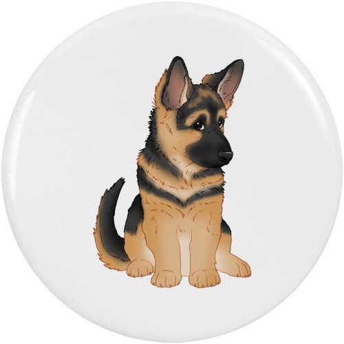 German shepherd puppy button - puppy',