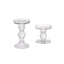 Zara Clear Glass Pillar Candle