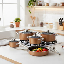 8 Pcs Carbon Steel Non Stick