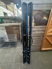 sensas Power 614 Carp Match Fishing pole 2 Topkits vgc Case Not Included bargain