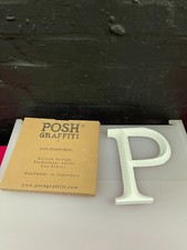 POSH GRAFFITI Decorative White