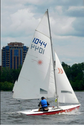 Laser sailing dinghy - laser,