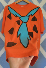 Vintage ' The Flintstones T-Shirt Fred's Outfit ' Official Hanna-Barbera Merch97