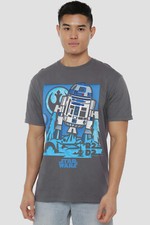 Star Wars Papercut R2D2 - Mens T-Shirt S-2XL