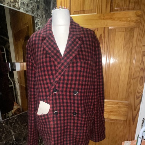 Barena red black check - barena, wool