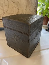 Arts & Crafts Pewter Tea Caddy