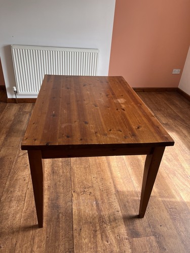 Solid pine rectangle table - solid,