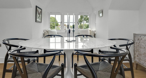 Marble tulip dining - , with