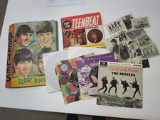 Beatles collection, album with full set of Series 1 Beatles cards, singles etc