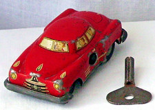 TINPLATE CLOCKWORK RED CAR
