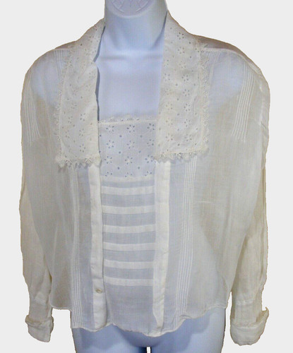 Edwardian 1910 white bastise - edwardian,