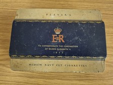 Vintage Player's Medium Navy Cut Cigarettes Tin. 1953.
