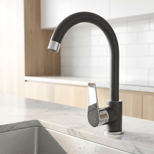 Graphite chrome kitchen sink - graphite/chrome,