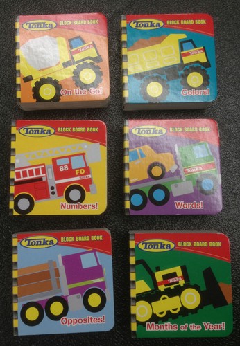 Tonka block and board books - block,