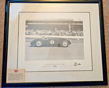 Stirling moss framed - , print