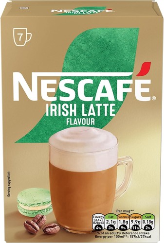 Pack nescafé irish latte - of,