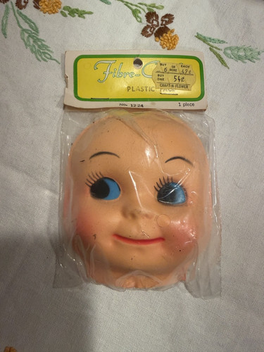 Vintage creepy doll parts lot - doll,