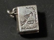 Truth 925 Sterling Silver Love Story Book Charm Bead